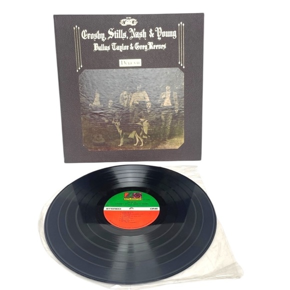 Crosby, Sills, Nash & Young - Deja Vu Record Vinyl LP Album SD 7200 1970 Rock - Picture 2 of 13